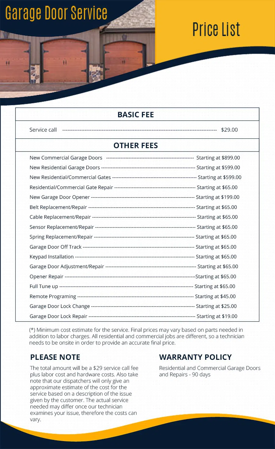 USA Garage Doors Service Mesa, AZ 888-699-4151